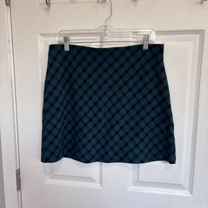 Wilfred wool blend plaid skirt | Size 12